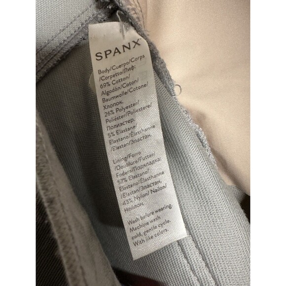 SPANX Jean-ish Ankle Pull On Leggings Stone Wash Camo‎ Women's Size Medium - Picture 5 of 7